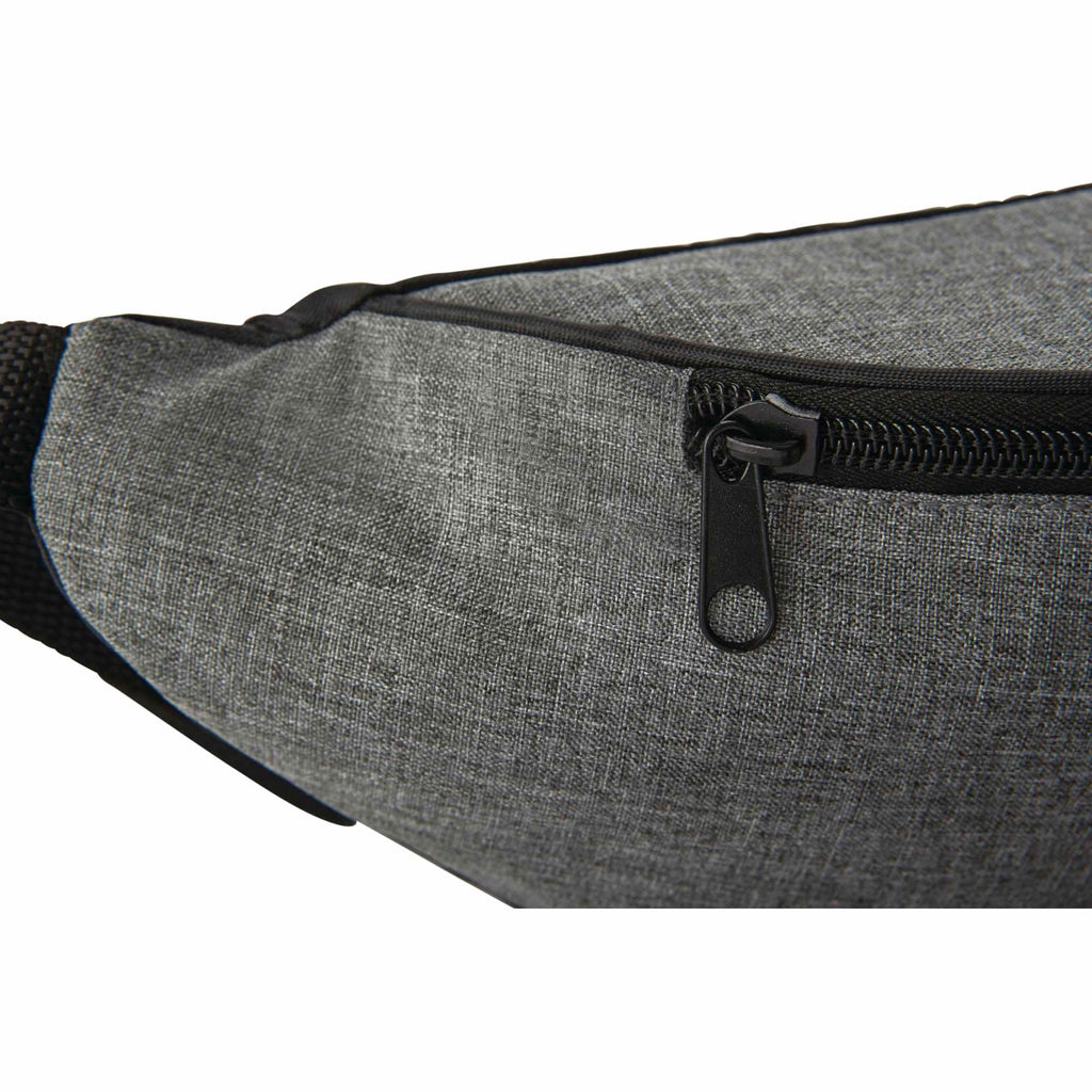 Hipster Fanny Pack in 210D Polyester - Graphite - Photo 3