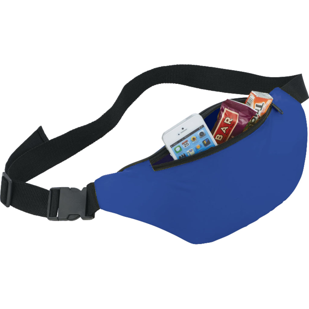 Hipster Fanny Pack in 210D Polyester - Royal - Photo 2