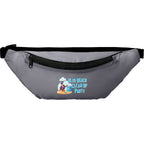Hipster Fanny Pack in Recycled Polyester - Gray - Front
