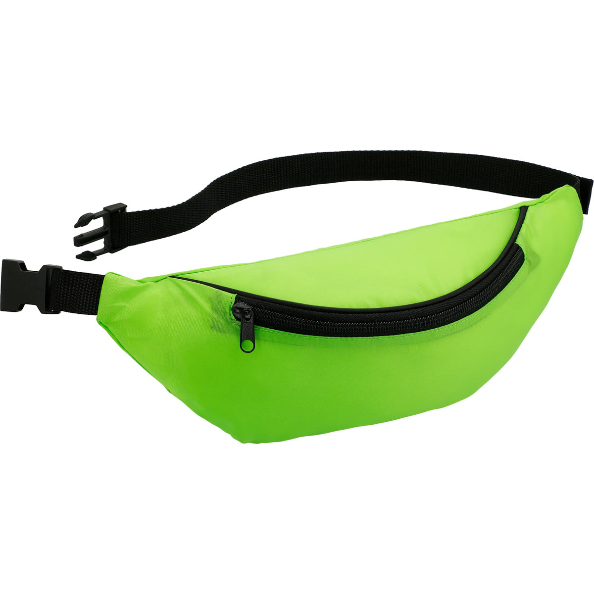 Hipster Fanny Pack in Recycled Polyester - Lime - Right Angle