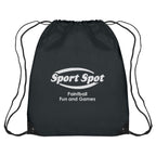 Hit Recycled Sports Pack, Large - Black - Silk Screen