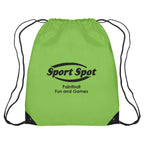 Hit Recycled Sports Pack, Large - Lime Green - Silk Screen