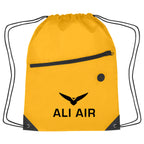 Hit Sports Pack with a Front Zipper, Recycled - Athletic Gold - Silk Screen