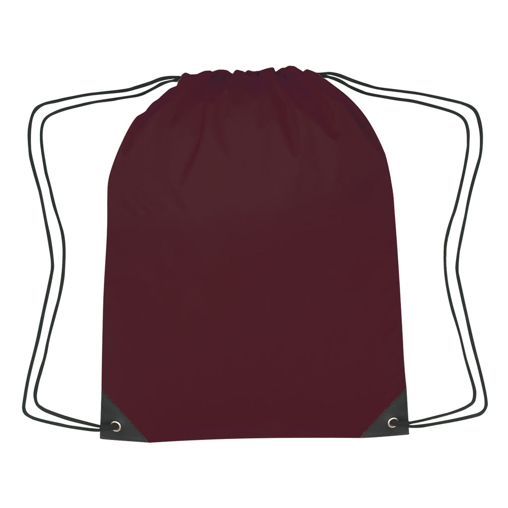 Hit Sports Pack with a Front Zipper, Recycled - Maroon - Back
