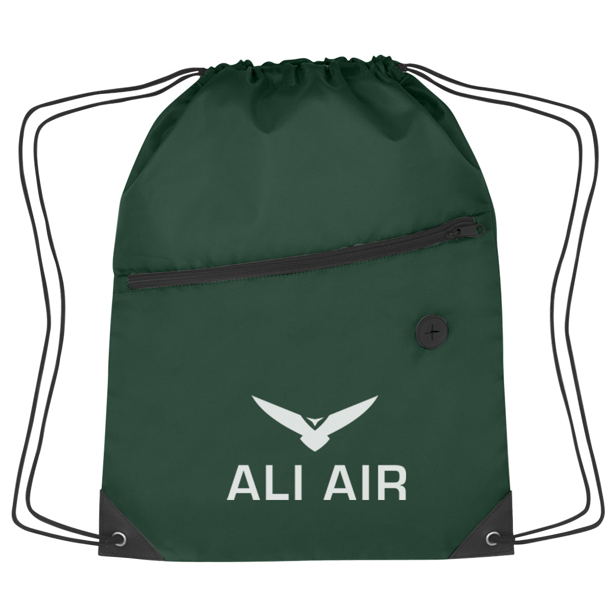 Hit Sports Pack with a Front Zipper, Recycled - Silk Screen