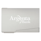 Holder for Business Cards - Silver - Laser Engraving