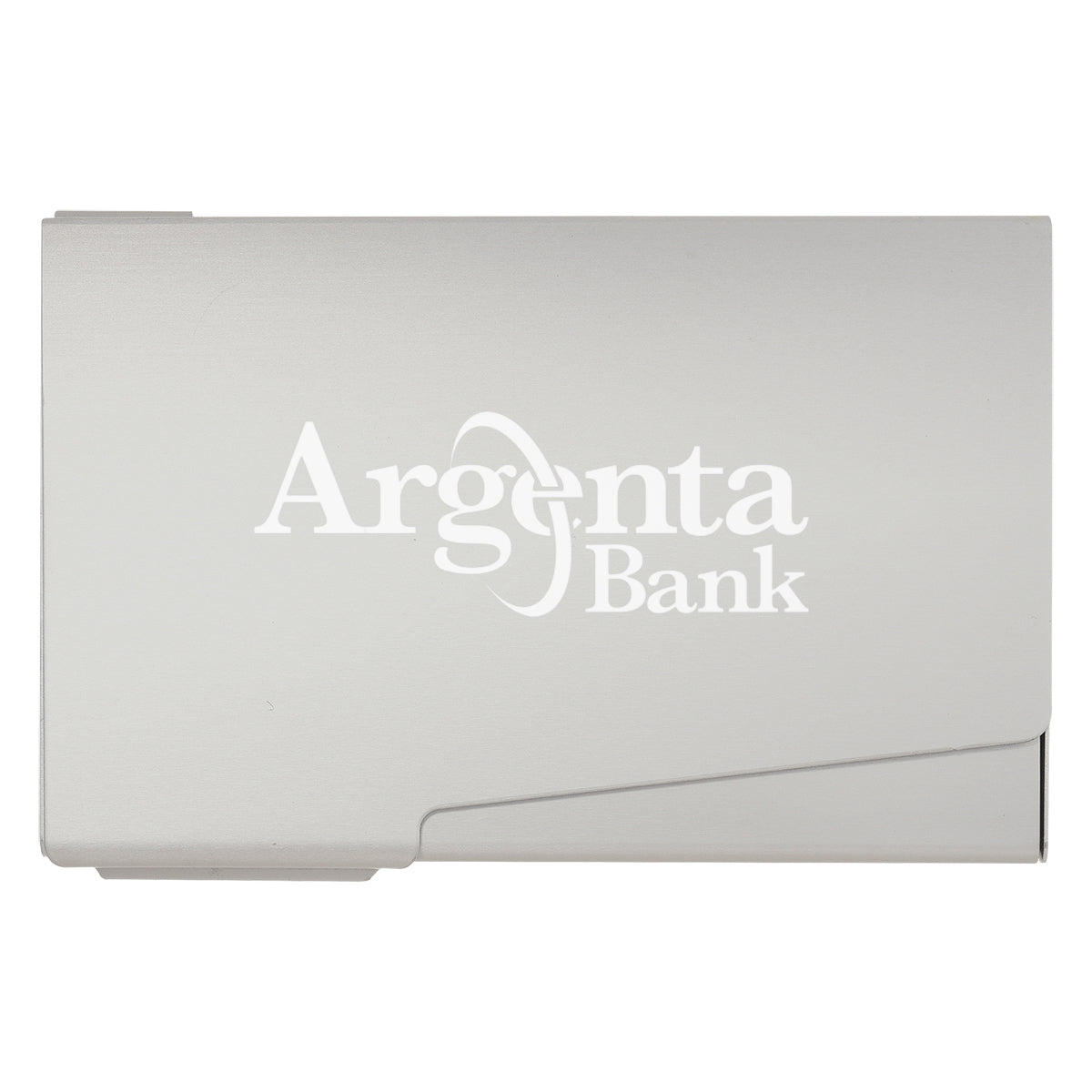 Holder for Business Cards - Silver - Laser Engraving