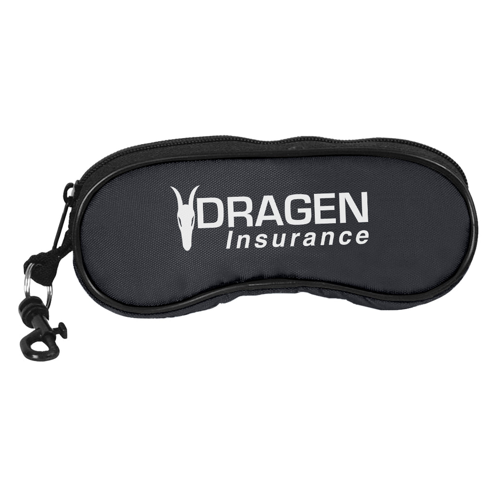 Holder for Eyeglasses and Sunglasses - Black - Silk Screen