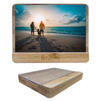 Holliston Bamboo Photo Frame, 4 x 6 Inches - Natural - Laser