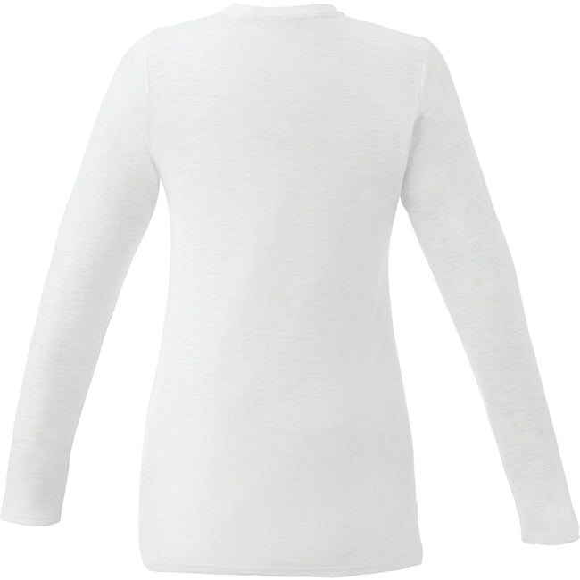 Holt Heathered Long Sleeve Crew Tee for Women Transfer
