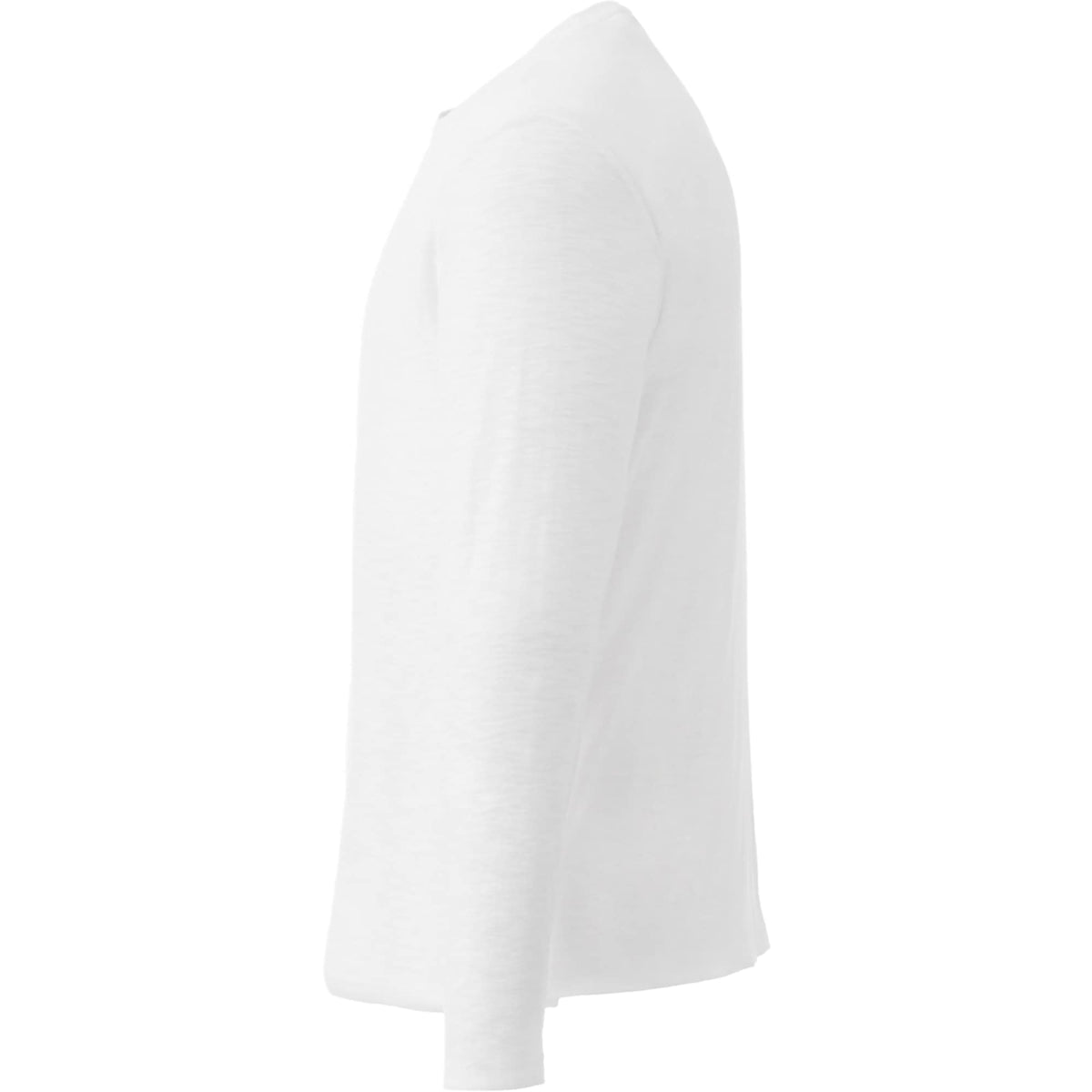 Holt Long Sleeve Crew Neck Tee for Men Transfer - White - Left Side