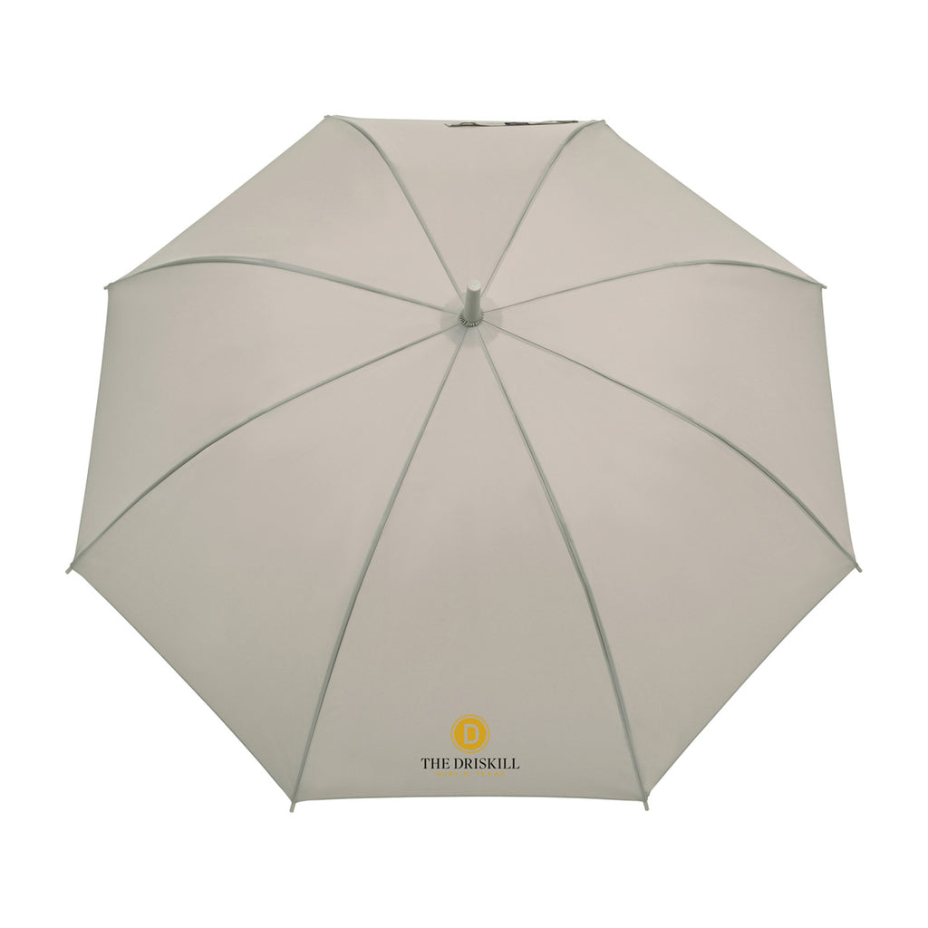 Hospitality Umbrella with Curved Wooden Handle, 50 Inch Transfer - Tan - View 2