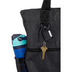House Shaped Carabiner Keychain in Recycled Aluminum - Black - Detail Bag