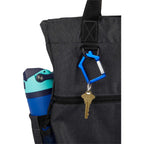 House Shaped Carabiner Keychain in Recycled Aluminum - Blue - Detail Bag