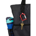 House Shaped Carabiner Keychain in Recycled Aluminum - Red - Detail Bag