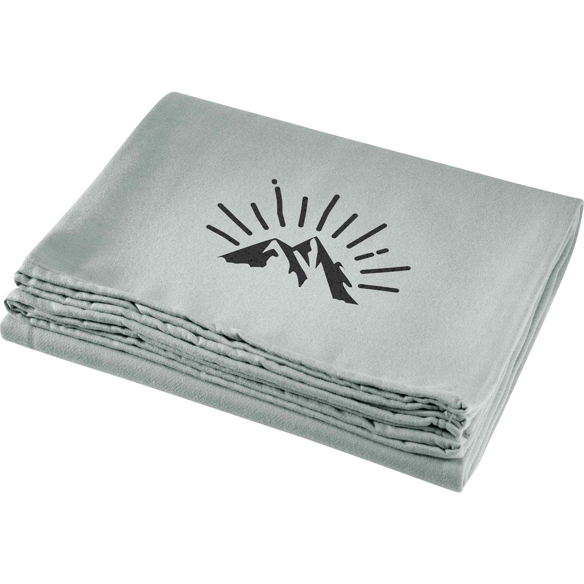 Huddle Sweatshirt Fleece Blanket, 50 x 60 Inches Full Color - Gray - Front