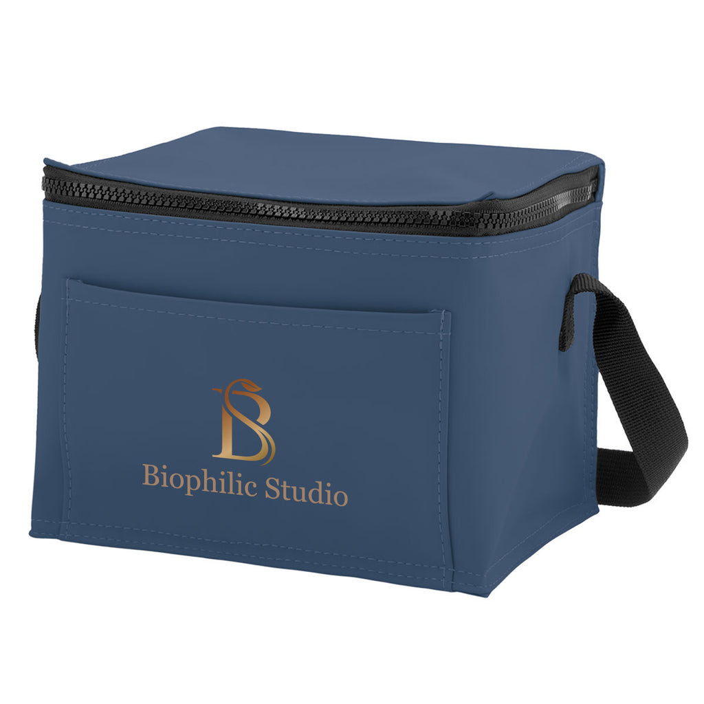 Hudson Cooler Bag for 6 Cans - Navy - Colorbrite