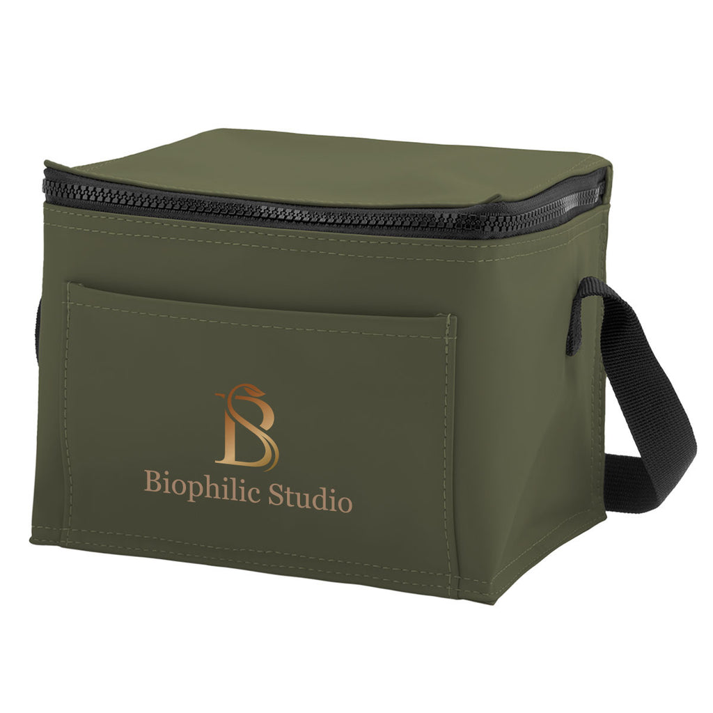 Hudson Cooler Bag for 6 Cans - Olive - Colorbrite
