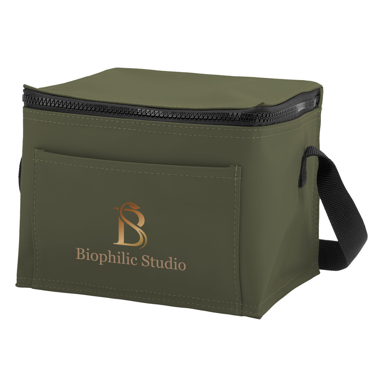 Hudson Cooler Bag for 6 Cans - Olive - Colorbrite