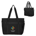 Hudson Cooler Tote Bag for 36 Cans - Black - Colorbrite