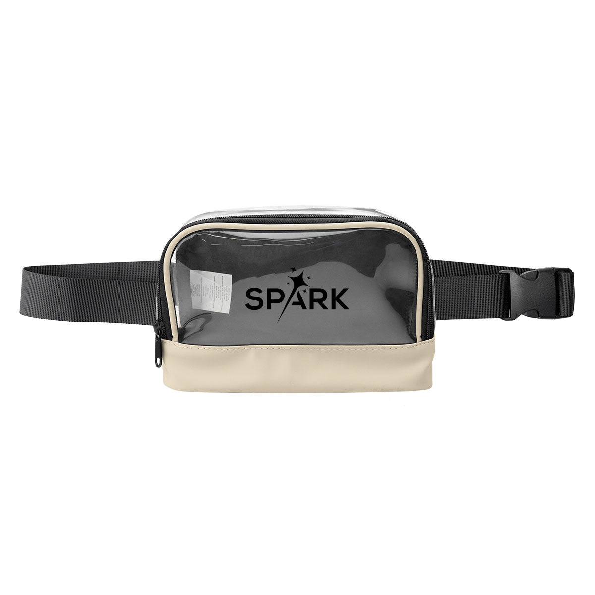 Hudson Fanny Pack in Recycled PET - Beige - Silk Screen