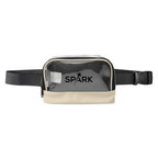 Hudson Fanny Pack in Recycled PET - Beige - Silk Screen