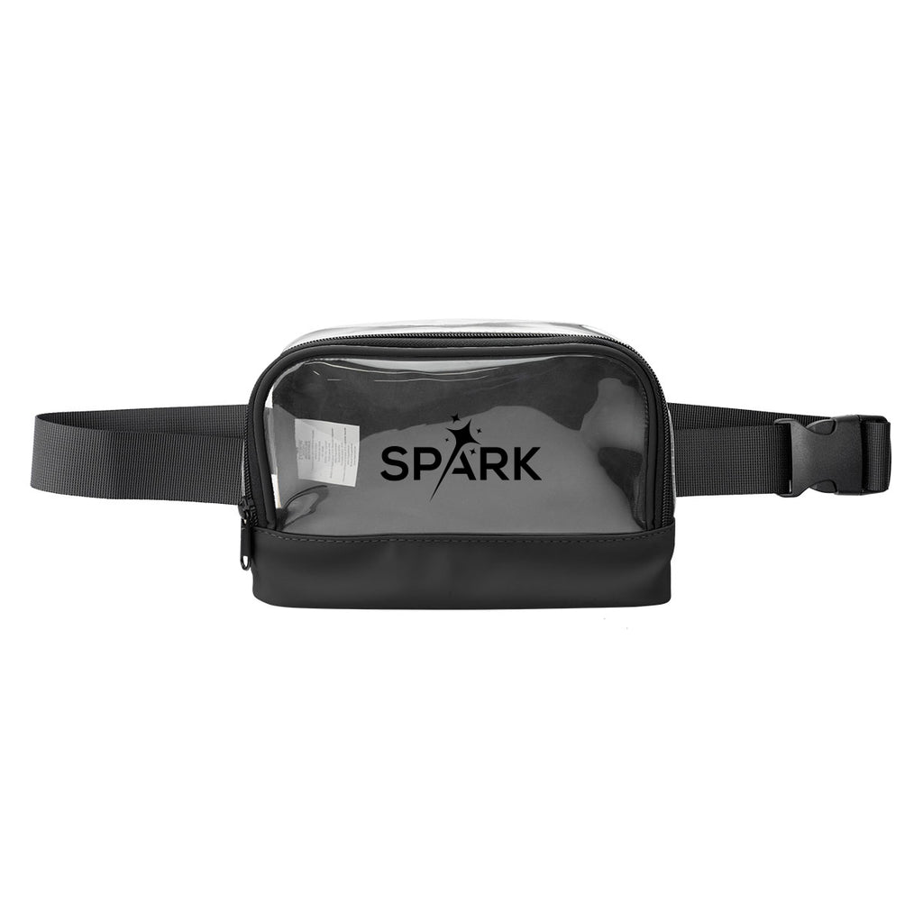 Hudson Fanny Pack in Recycled PET - Black - Silk Screen
