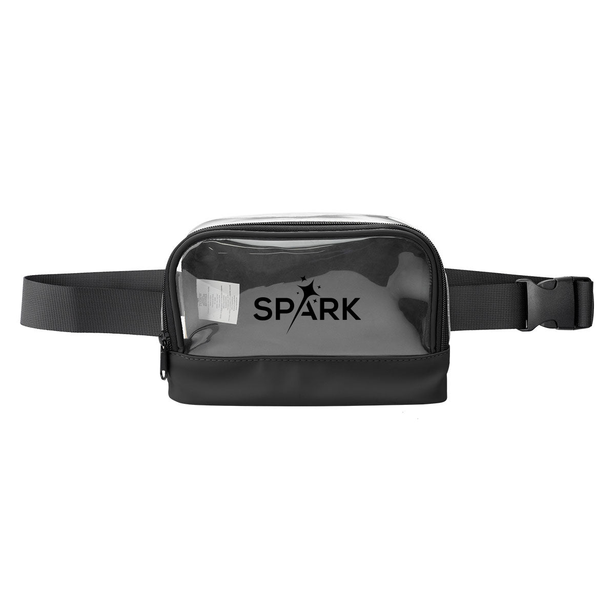 Hudson Fanny Pack in Recycled PET - Black - Silk Screen
