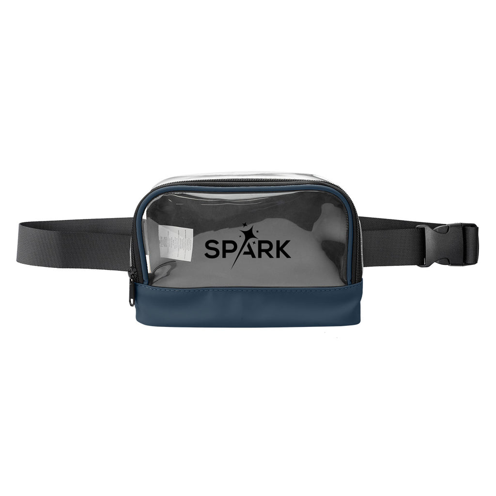 Hudson Fanny Pack in Recycled PET - Navy - Silk Screen