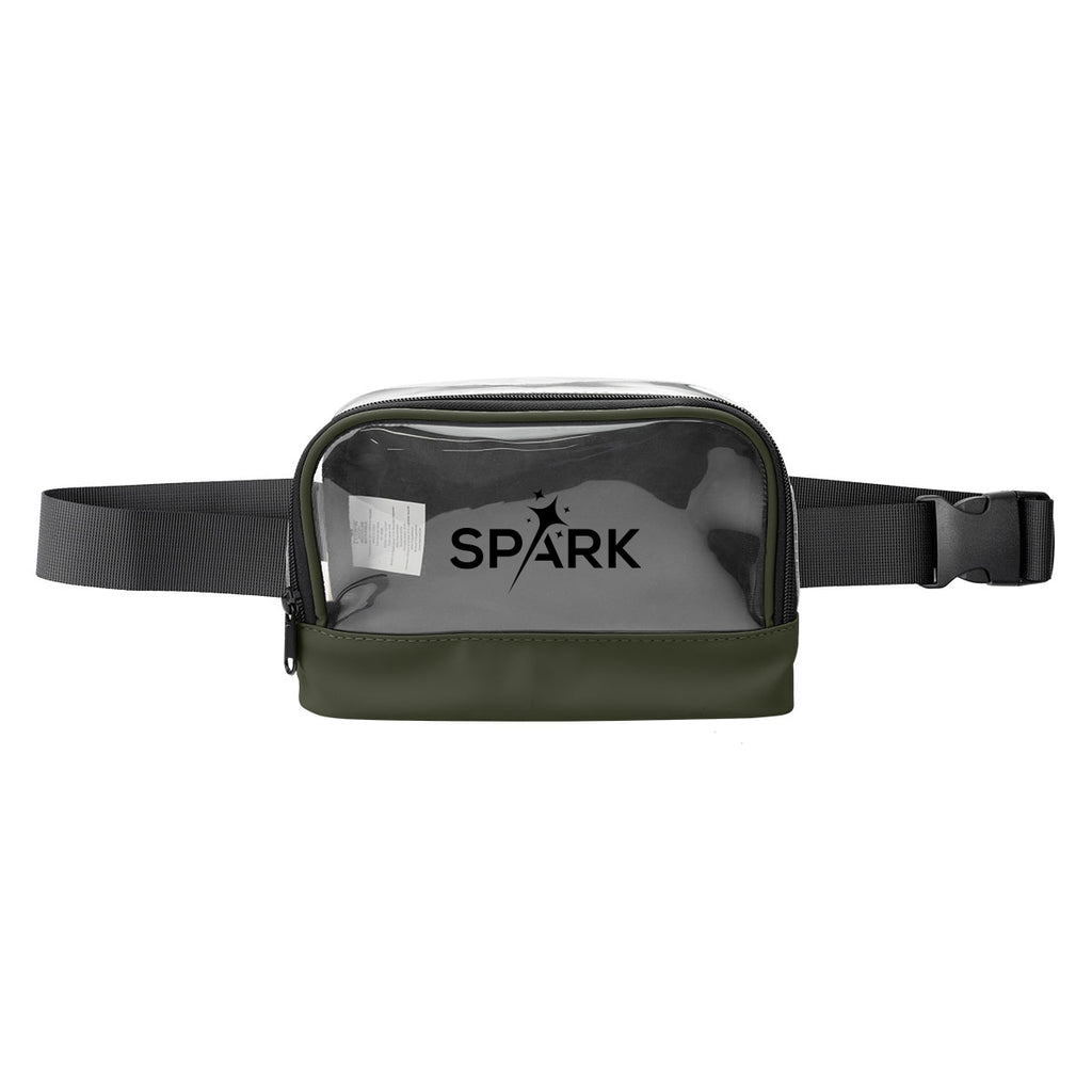 Hudson Fanny Pack in Recycled PET - Olive - Silk Screen