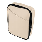 Hudson Leatherette Tech Organizer - Beige - Angle