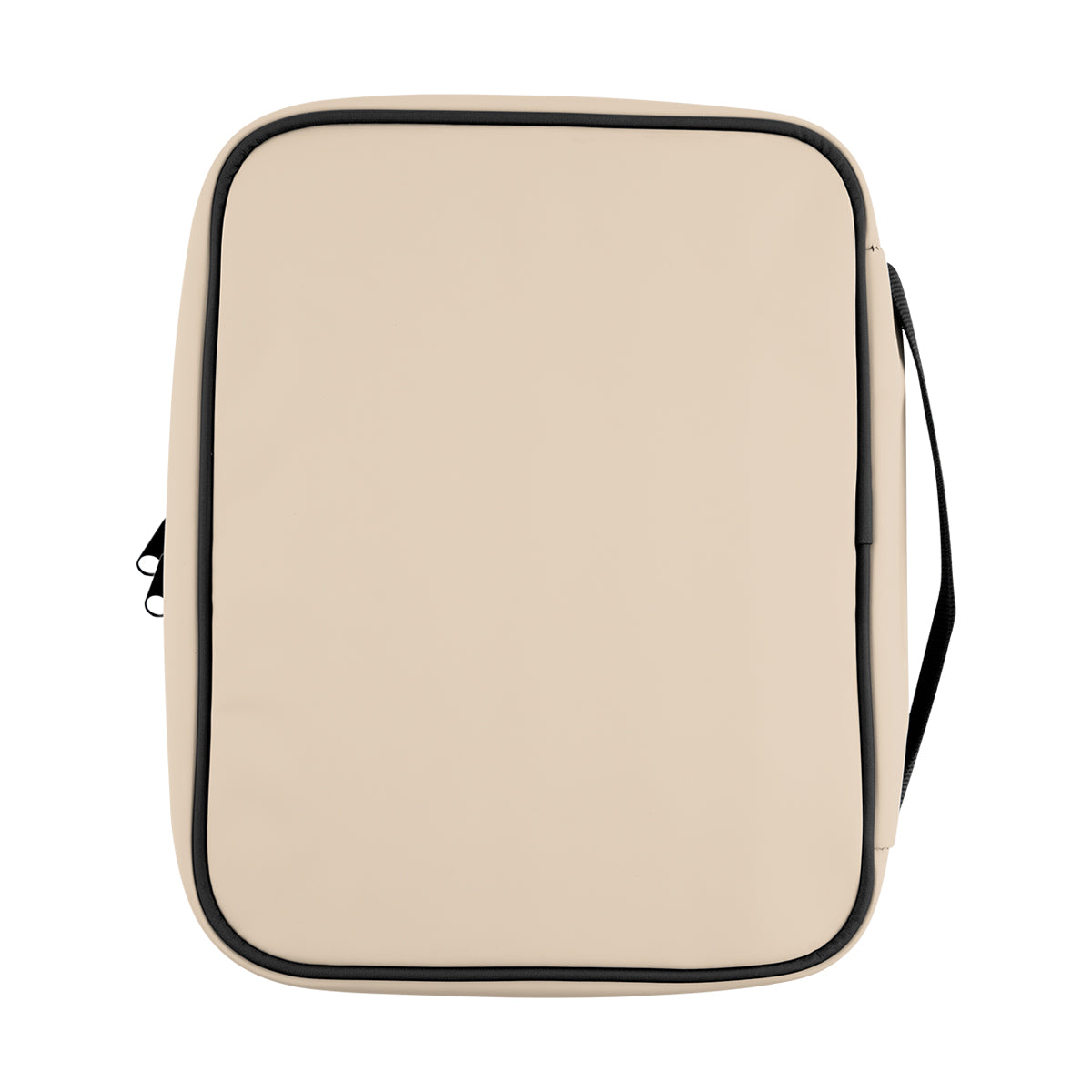 Hudson Leatherette Tech Organizer - Beige - Back