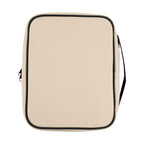 Hudson Leatherette Tech Organizer - Beige - Back