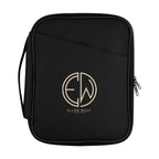 Hudson Leatherette Tech Organizer - Black - Silk Screen