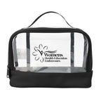Hudson Toiletry Bag in Recycled PET - Black - Silk Screen