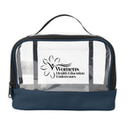 Hudson Toiletry Bag in Recycled PET - Navy - Silk Screen