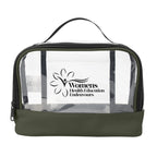 Hudson Toiletry Bag in Recycled PET - Olive - Silk Screen