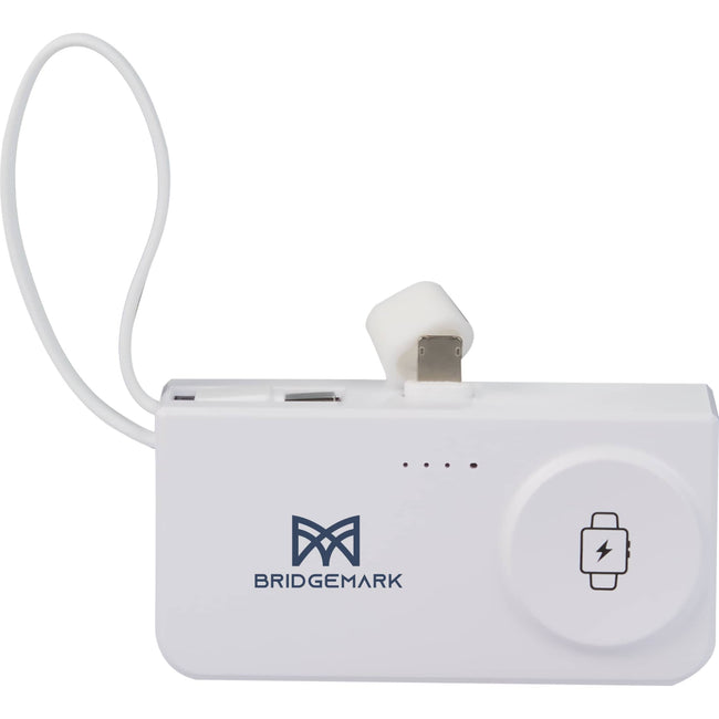Hue Plus Power Bank with Apple Watch Charger, 5,000 mAh