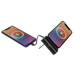 Hue Power Bank with Lanyard Cable and Multi Tips, 5,000 mAh - Black - Right Angle