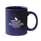 Hughes Stoneware Mug with C-Handle, 11 oz - Cobalt Blue - Ceramic