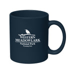 Hughes Stoneware Mug with C-Handle, 11 oz - Navy - Ceramic