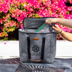 Huntington Cooler Tote Bag, Heathered - Heather Gray - Lifestyle_Silkscreen