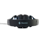 Hybrid Noise Cancelling Headphones with Large Travel Case - Black - View 2