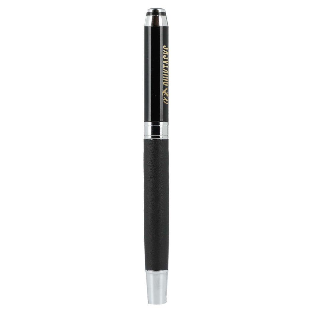 Hyde Gel Rollerball Pen in Recycled Brass - Black - Back