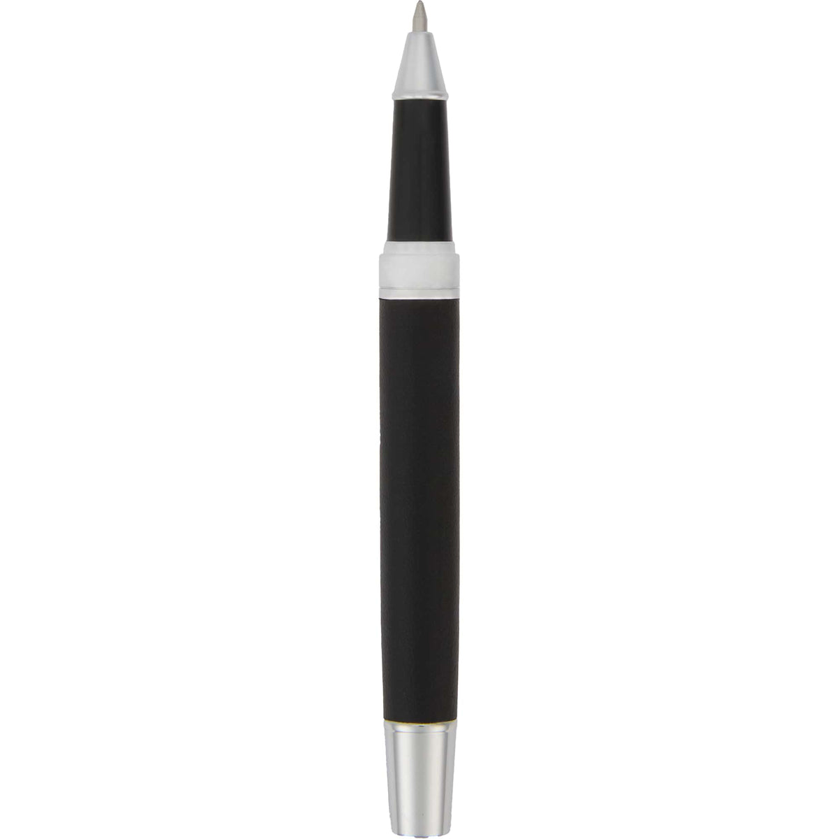Hyde Gel Rollerball Pen in Recycled Brass Laser Engraving - Black - Cap