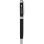 Hyde Gel Rollerball Pen in Recycled Brass Laser Engraving - Black - Front 3