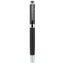 Hyde Gel Rollerball Pen in Recycled Brass Laser Engraving - Black - Front