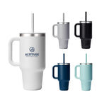 Hydro Flask All Around Travel Tumbler with Straw, 32 oz - White - Front Group