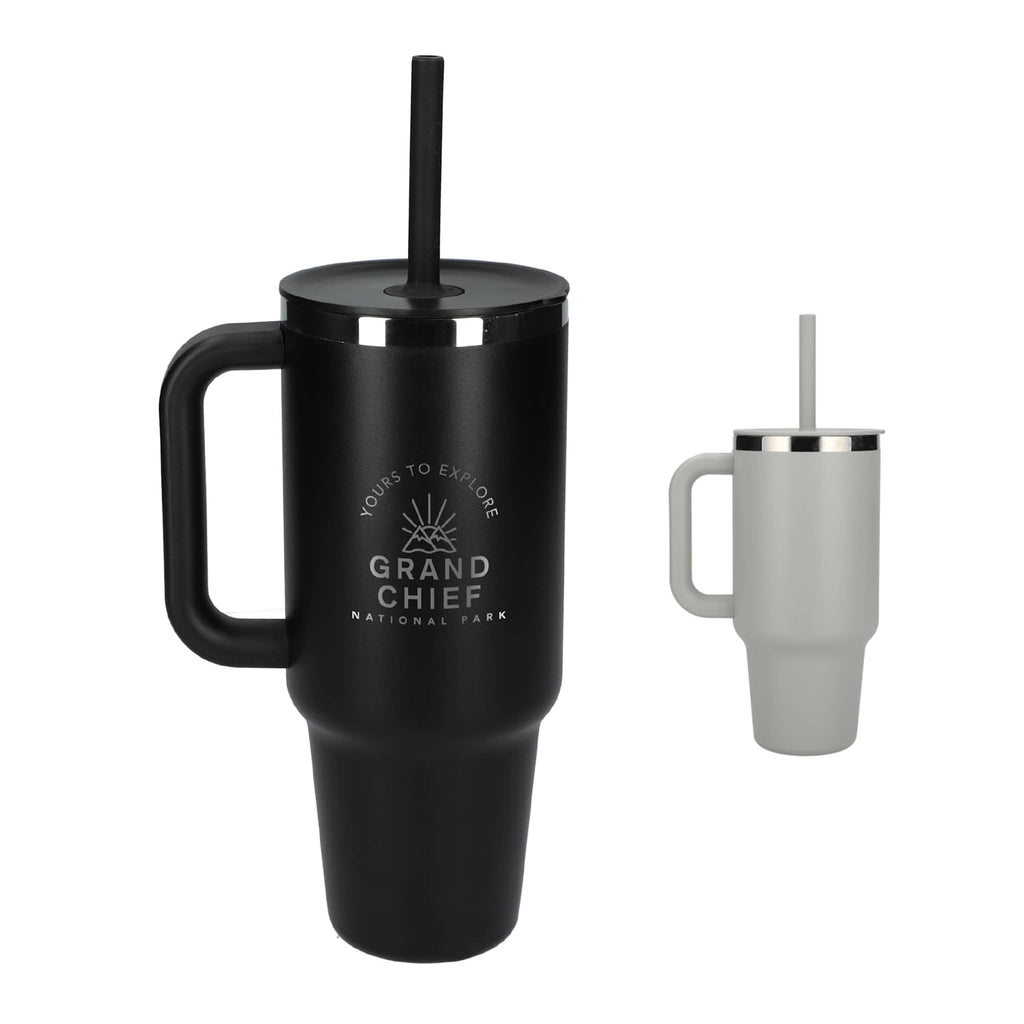 Hydro Flask All Around Travel Tumbler with Straw, 40 oz - Birch - Front Group
