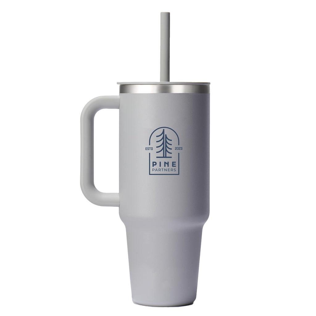 Hydro Flask All Around Travel Tumbler with Straw, 40 oz - Birch - Front